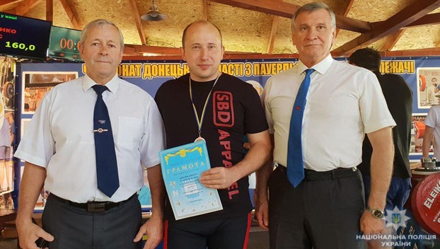 Подполковник полиции из Дружковки стал бронзовым призером на областном чемпионате по пауэрлифтингу