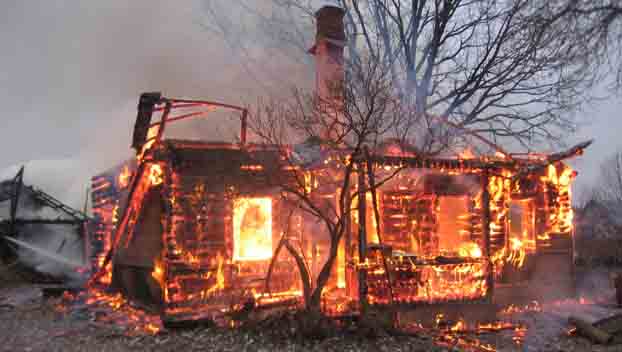 Пожар под Константиновкой: пока доехали пожарные, тушить оказалось нечего