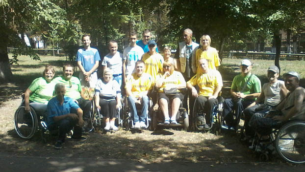 Инвалиды-колясочники из Покровска успешно выступили на спартакиаде