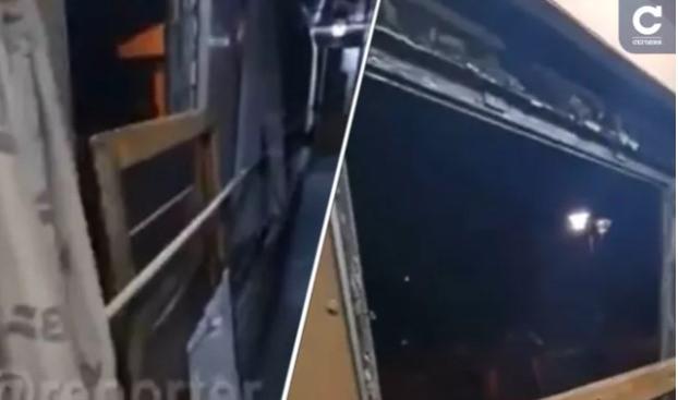 Поезд "Одесса-Мариуполь" лишился окна
