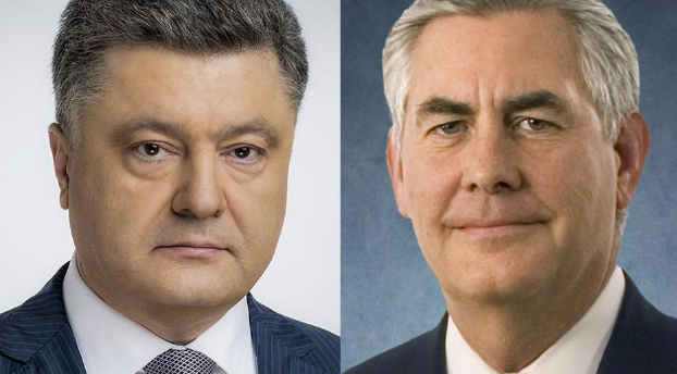 Порошенко и Тиллерсон обудили план по миротворцам на Донбассе