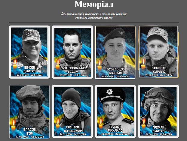 У Костянтинівці відкрився онлайн-меморіал на згадку про загиблих