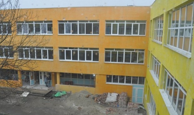 В Краматорске возобновлены работы по реконструкции гимназии 