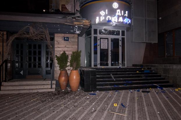 Офис «Киевгорстроя» обстреляли из гранатомета