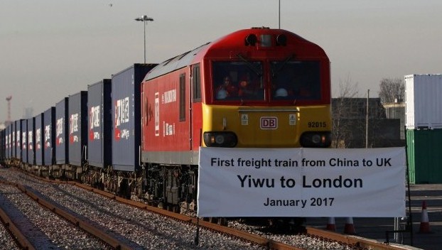 Поезд из Китая до Лондона ехал 18 дней 