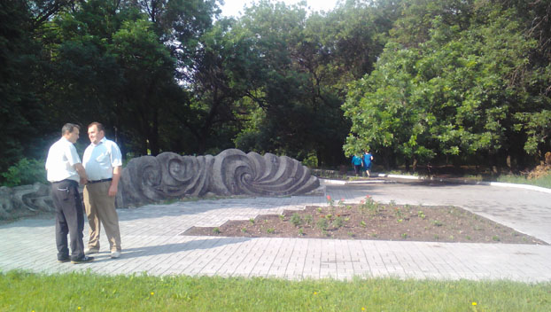 В городском парке Доброполья появится Аллея Героев