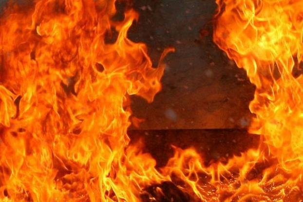 В Краматорске во время пожара пострадал мужчина