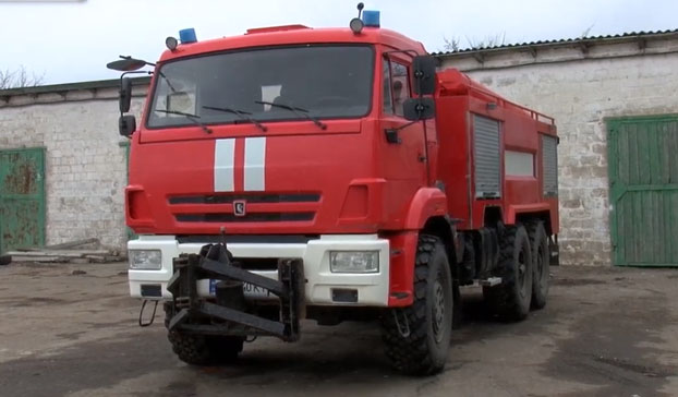 У Андреевской громады появился свой пожарный автомобиль