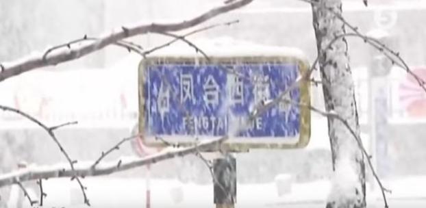 Мощный снегопад вызвал транспортный коллапс в Китае