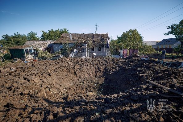 Константиновка подверглась трем ракетным ударам - отчет Донецкой ВГА