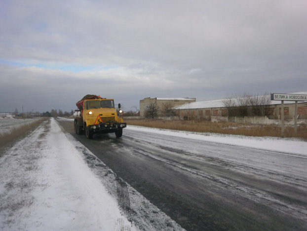 Облавтодор предупреждает: На дорогах возможна гололедица