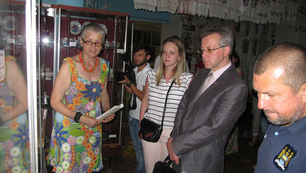Первого заместителя посла Королевства Бельгии в Украине очаровала Дружковка