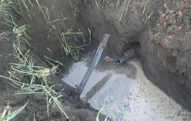 На границе с Россией обнаружили подземный трубопровод
