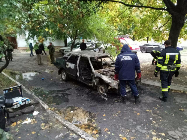 В Дружковке в автомобиле заживо сгорел мужчина