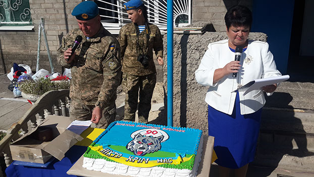 В Константиновке солдаты отметили день рождения своего батальона