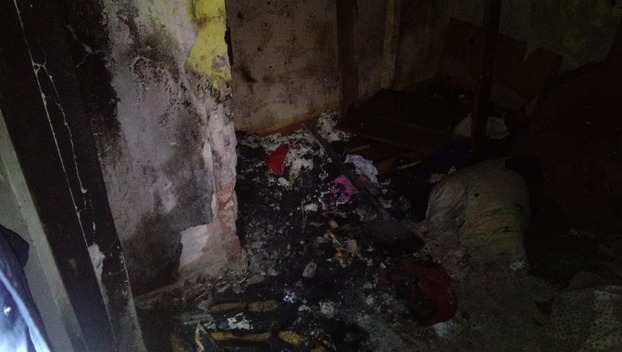 В Донецкой области во время пожара пострадала женщина