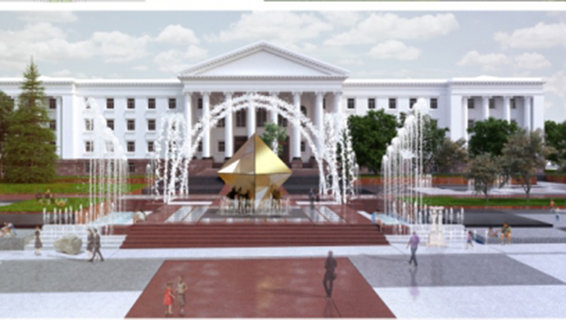 Как будет выглядеть центральная площадь Краматорска после реконструкции