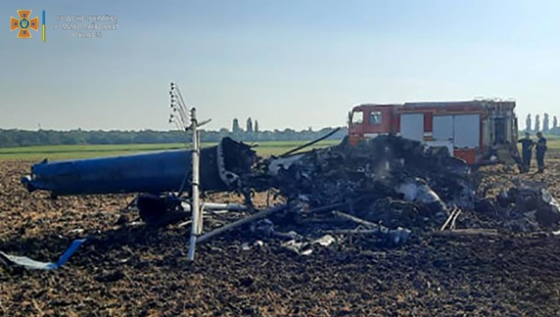 Вертолет разбился в Николаевской области: есть погибшие