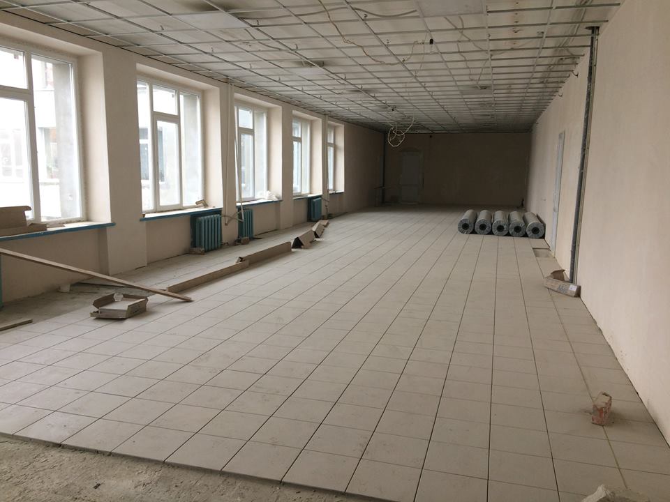 Ремонт в опорной школе Ильиновки приостановлен из-за непогоды