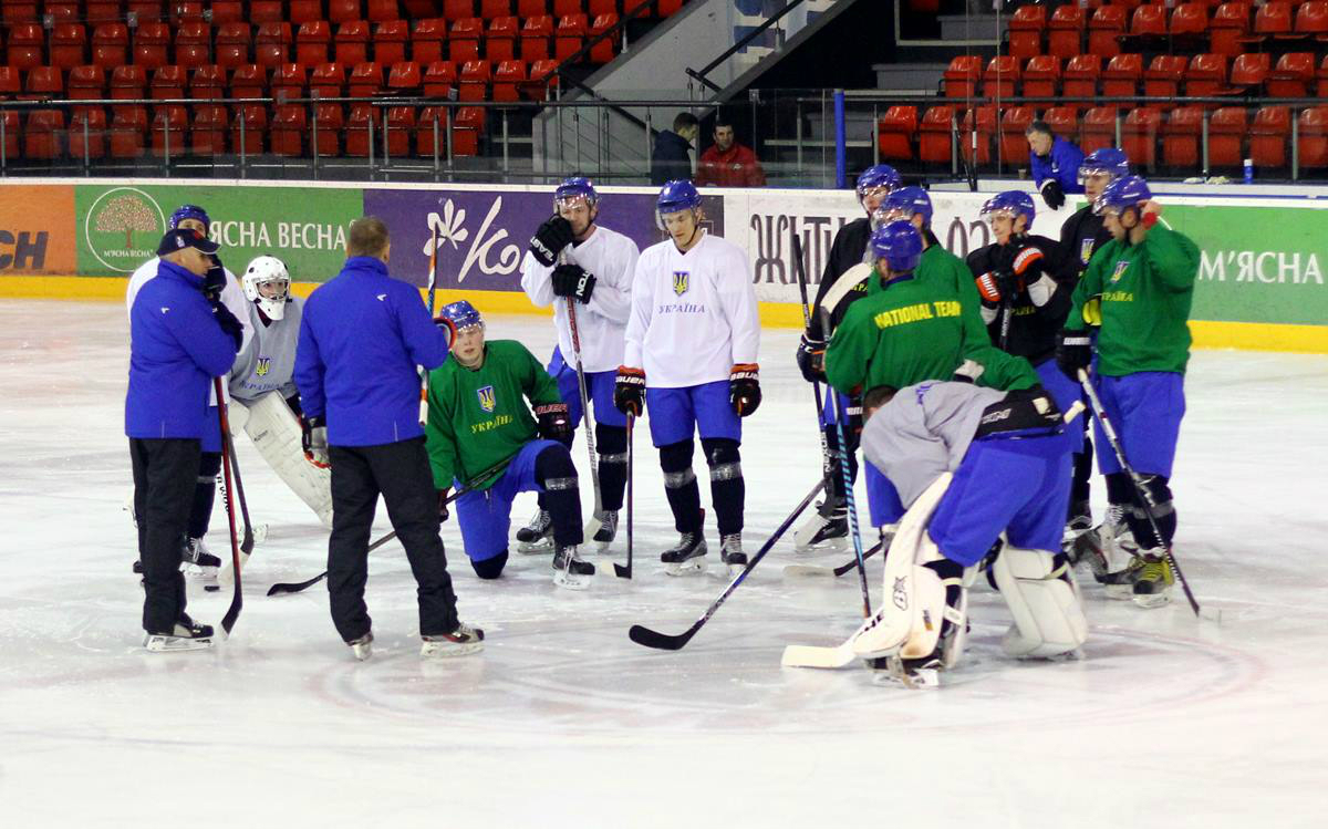 Сборная Украины по хоккею собралась в Броварах, чтобы взять курс... на Киев