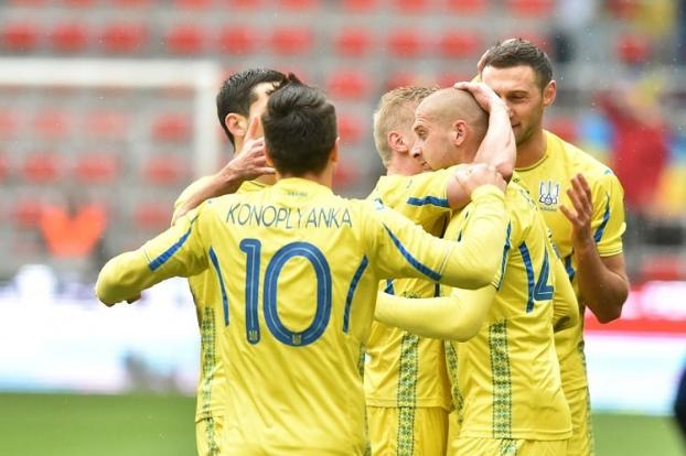 В рейтинге FIFA сборная Украины идет 30-й