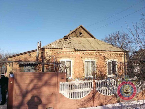 В Константиновке от взрыва пострадал частный дом
