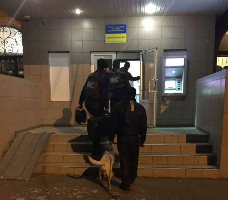 В полиции Краматорска искали «бомбу»