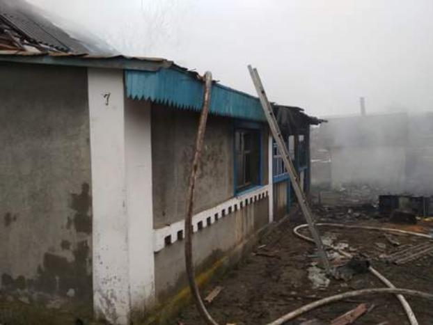 В Волновахском районе при пожаре сгорел человек