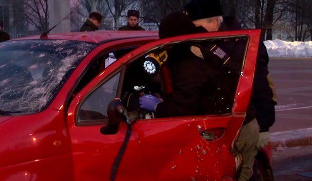 В центре Донецка взорвалось авто: Есть погибшие