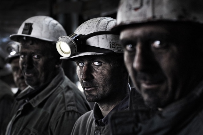 Киев заполонили протестующие шахтеры