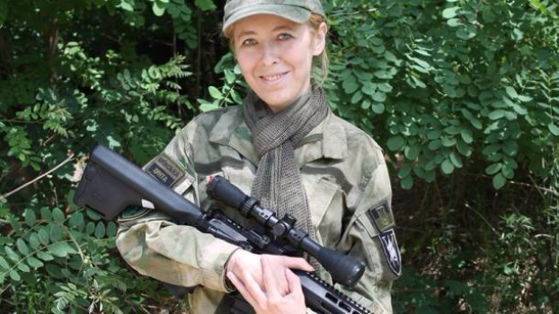 Украинская девушка-снайпер перевоплотилась в героиню сказки