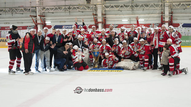 ХК "Донбасс" стал пятикратным чемпионом Украины! Поздравляем!