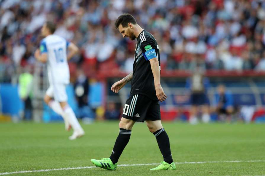 Аргентина сыграла вничью с Исландией