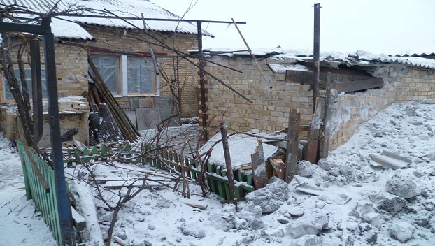В Курдюмовке начали восстанавливать дома 