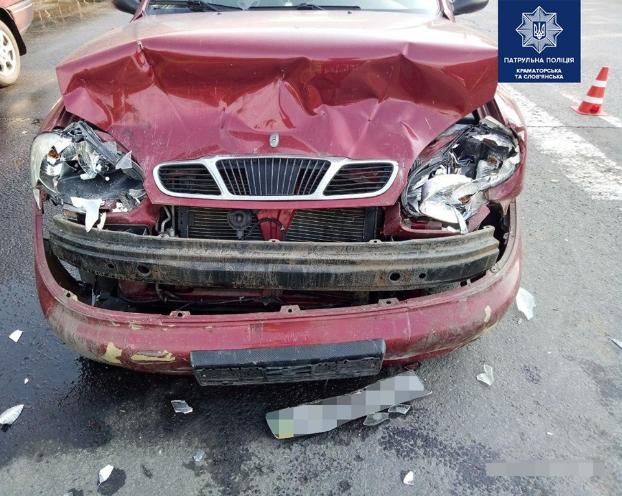 Из-за невнимательности водительницы в Краматорске произошло ДТП