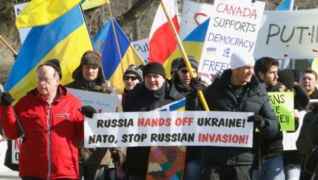 Украинские рабочие протестуют в Польше 