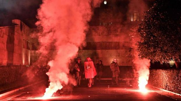 Полиция Афин применила слезоточивый газ против митингующих