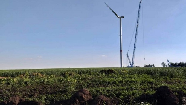В Краматорске построили самую мощную в Украине ветроэлектростанцию 