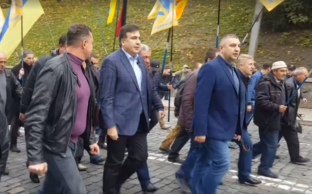 «Мы не уйдем, пока они не выполнят наши требования» - Саакашвили