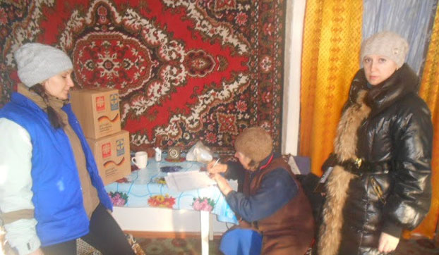 Фонд Каритас оказал помощь жителям Добропольского района