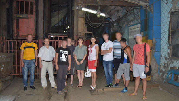 Осужденные из Мирнограда побывали на шахте «Центральная»
