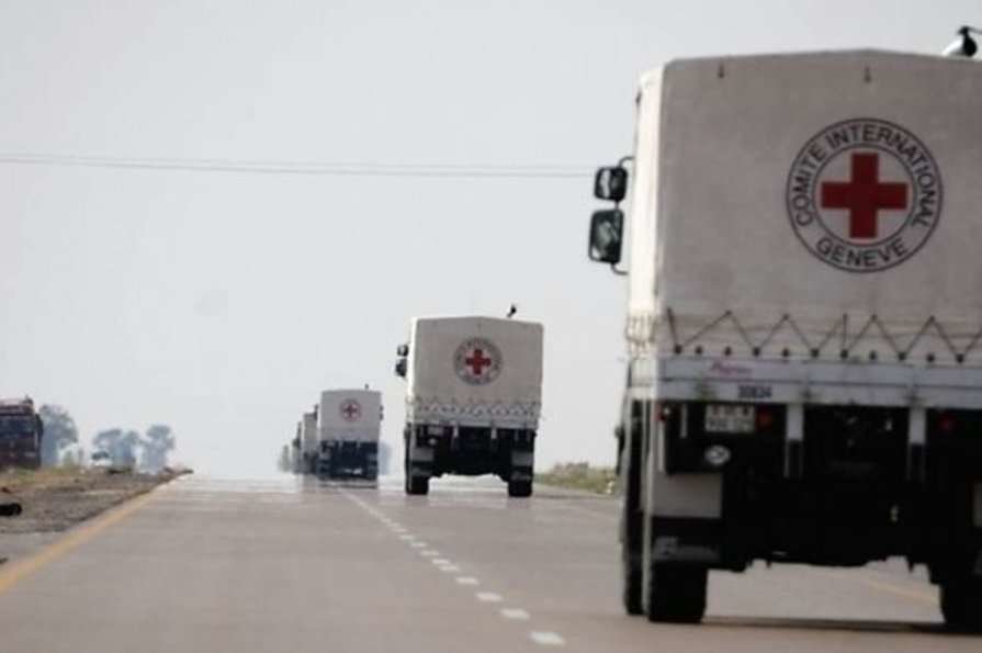 Красный Крест отправил в ОРДЛО 9 грузовиков с гуманитарной помощью