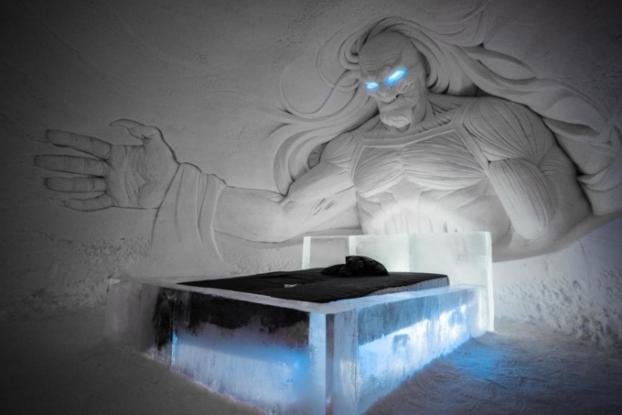 По мотивам «Игры престолов»: Ледяной отель в Лапландии