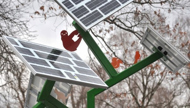 В Краматорске установят «солнечные деревья» для подзарядки мобильных