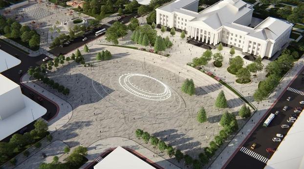 За реконструкцией площади Мира в Краматорске можно будет следить онлайн 