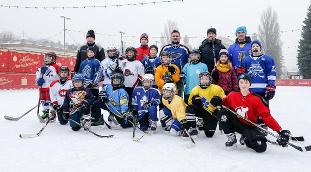 Мастер-класс легенд украинского хоккея для воспитанников ДЮСШ