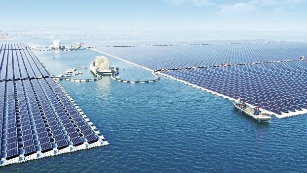 Самая крупная в мире плавучая солнечная электростанция заработала в Китае 