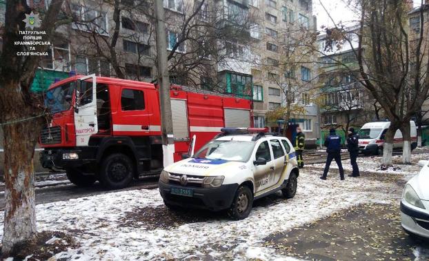 В Краматорске во время пожара удалось спасти двоих людей 