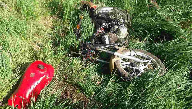 Дерево и мотоцикл убили студента в Краматорске