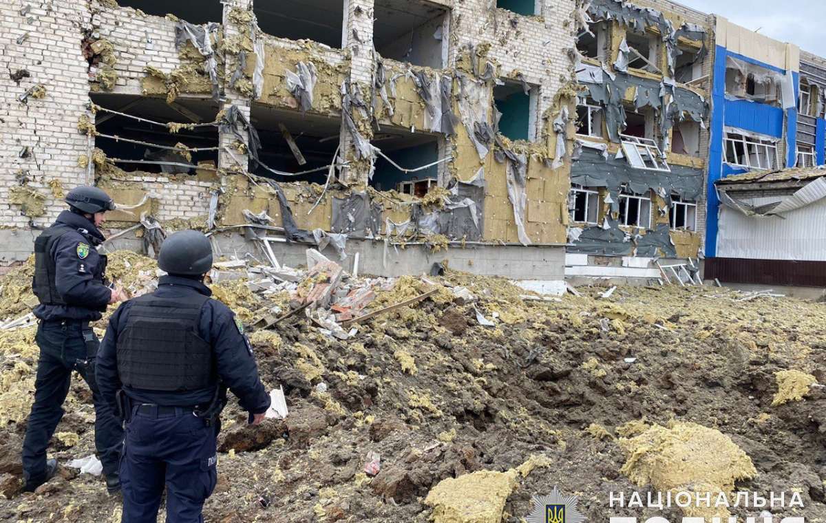 Поліція опублікувала фото руйнувань в Костянтинівці 
